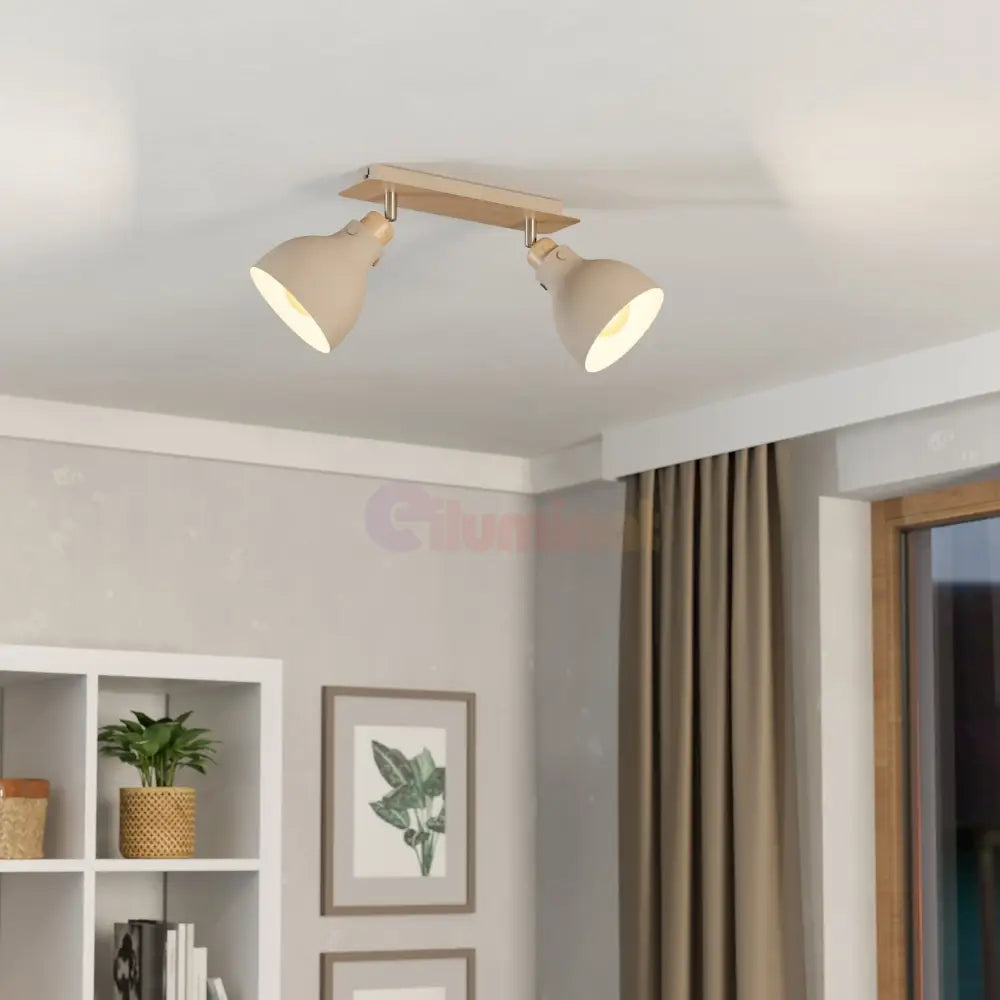 Lustra cu 2 Spoturi ARRECIFE Brown & Silver Chandeliers