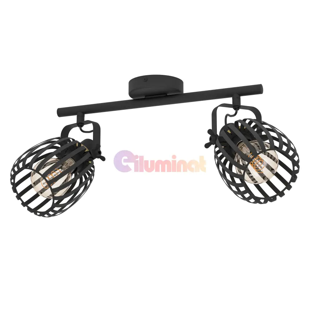 Lustra cu 2 Spoturi Black GIRONA EGLO 900662 NEAGRA / MINIMALIST DESIGN Lighting Fixtures