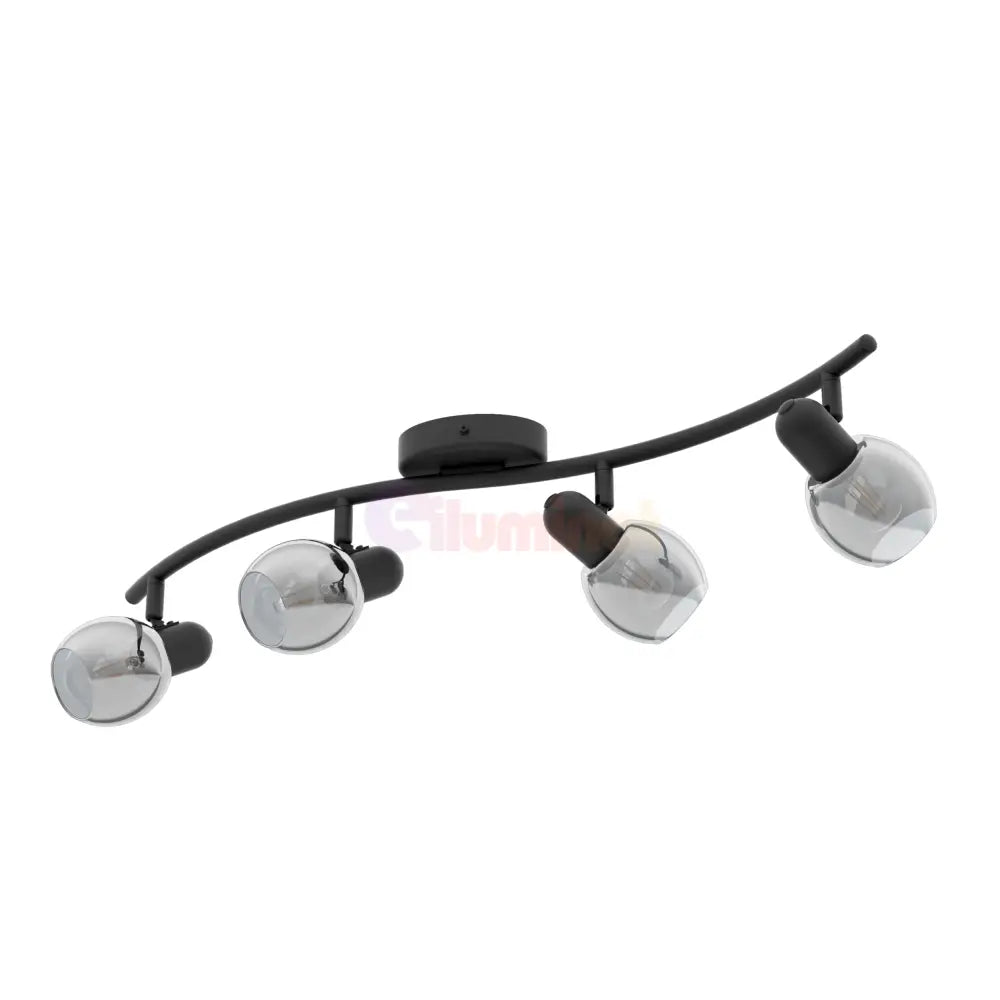 Lustra Cu 4 Spoturi Reglabile Black POLLICA 64CM NEAGRA Lighting Fixtures
