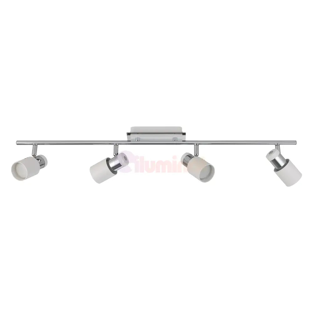 Lustra 4xGU10 DAVIDA Chrome 92087 CHROME / 78CM / MINIMALIST DESIGN led ceiling light