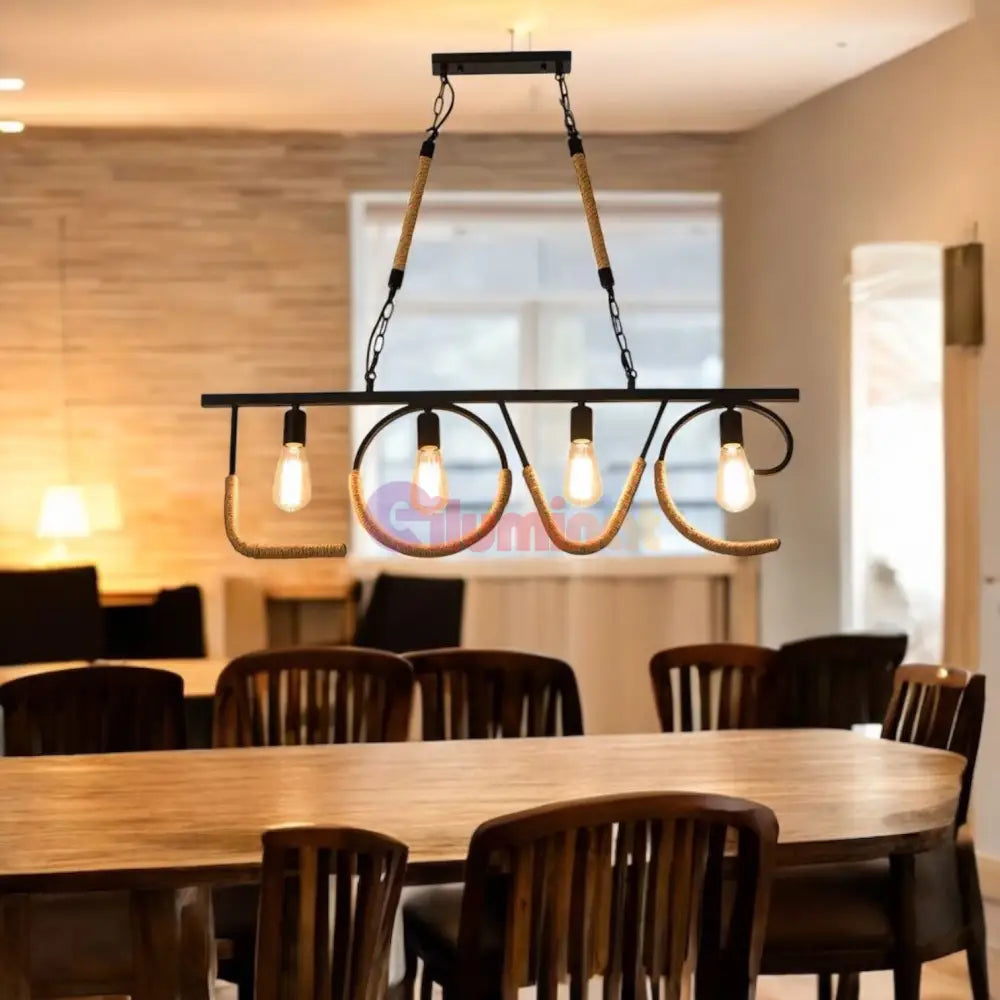 Lustra Derva Vintage Love 100CM 100CM / VINTAGE SI RETRO DESIGN Lighting Fixtures
