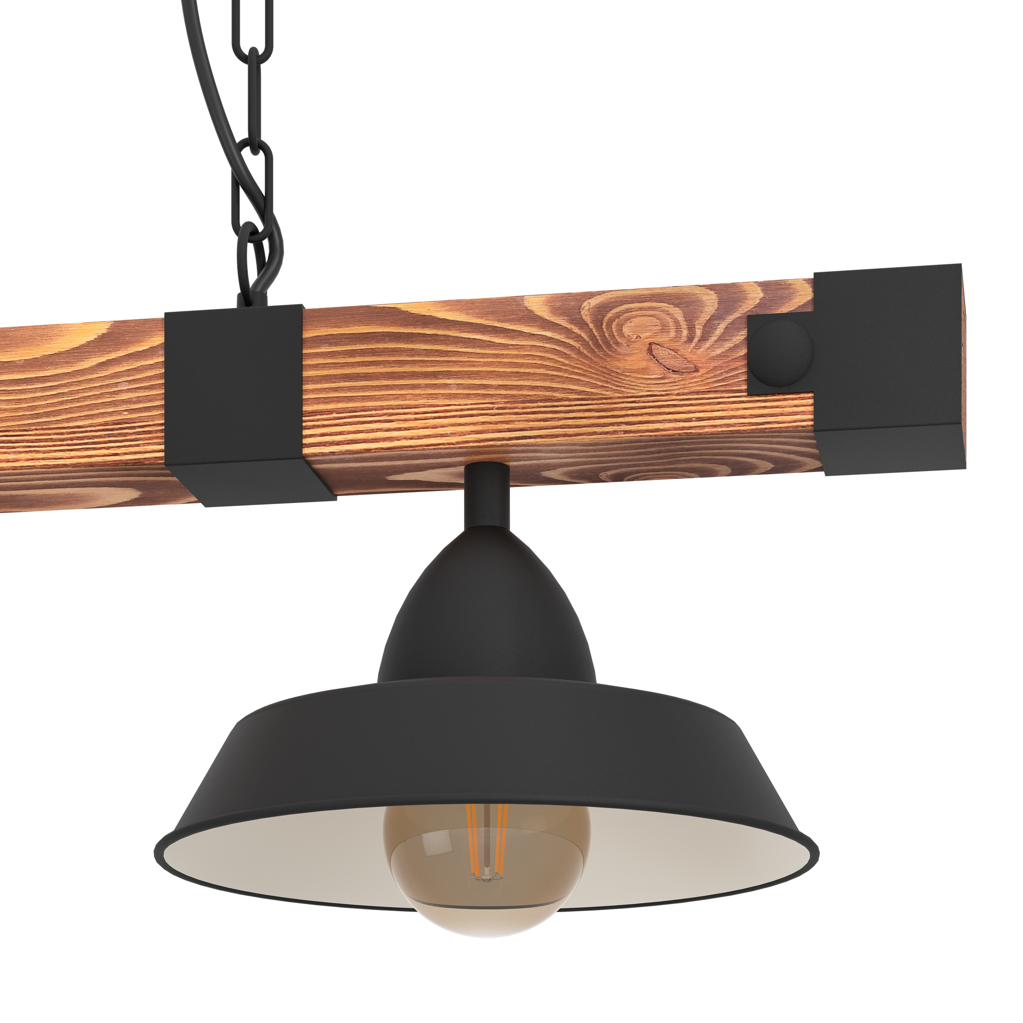 Lustra EGLO OLDBURY 3x60W 44086 NEGRU SI MARO / VINTAGE SI RETRO DESIGN Lighting Fixtures