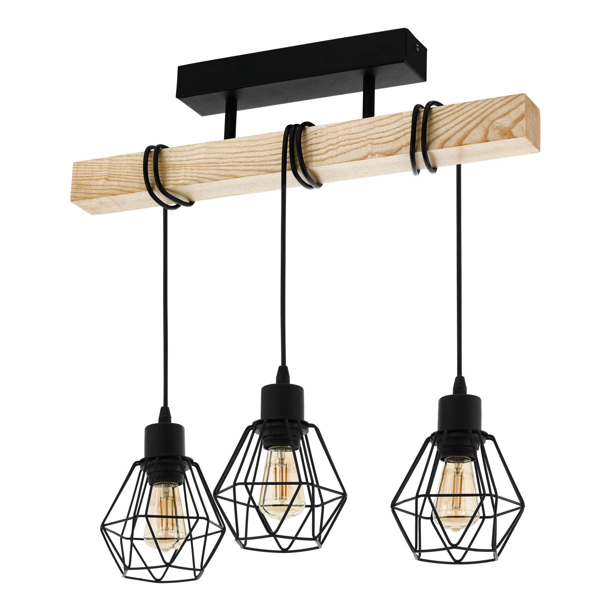 Lustra EGLO TOWNSHEND 5 44074 NEAGRA / VINTAGE SI RETRO DESIGN Lighting Fixtures