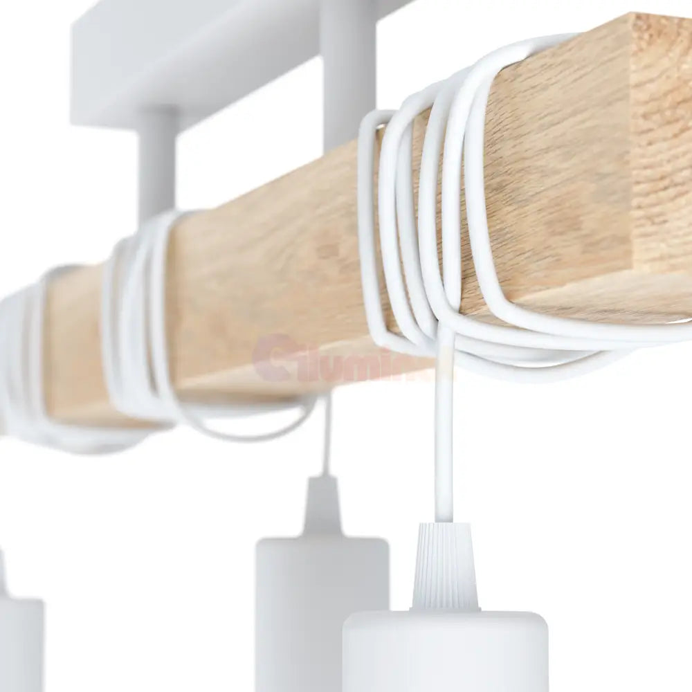 Lustra EGLO TOWNSHEND ALBA 44082 LEMN / VINTAGE SI RETRO DESIGN Lighting Fixtures