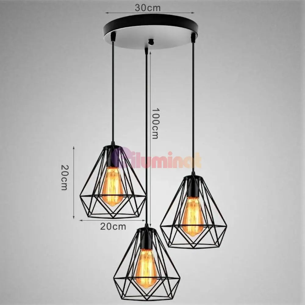 Lustra Elli Vintage Rotund Lighting Fixtures