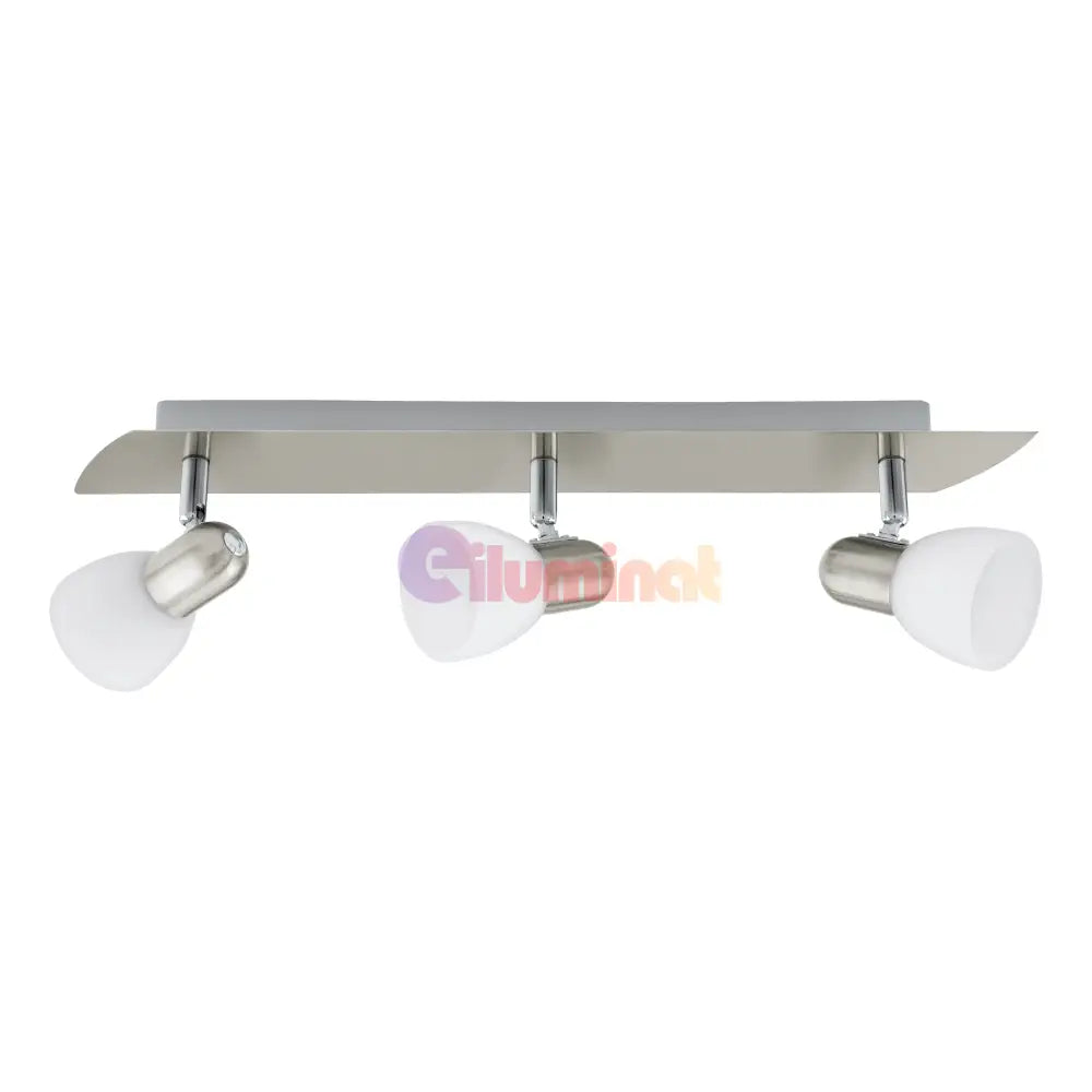 Lustra ENEA cu 3 Spoturi Silver 40CM ABAJUR / 40CM Chandeliers