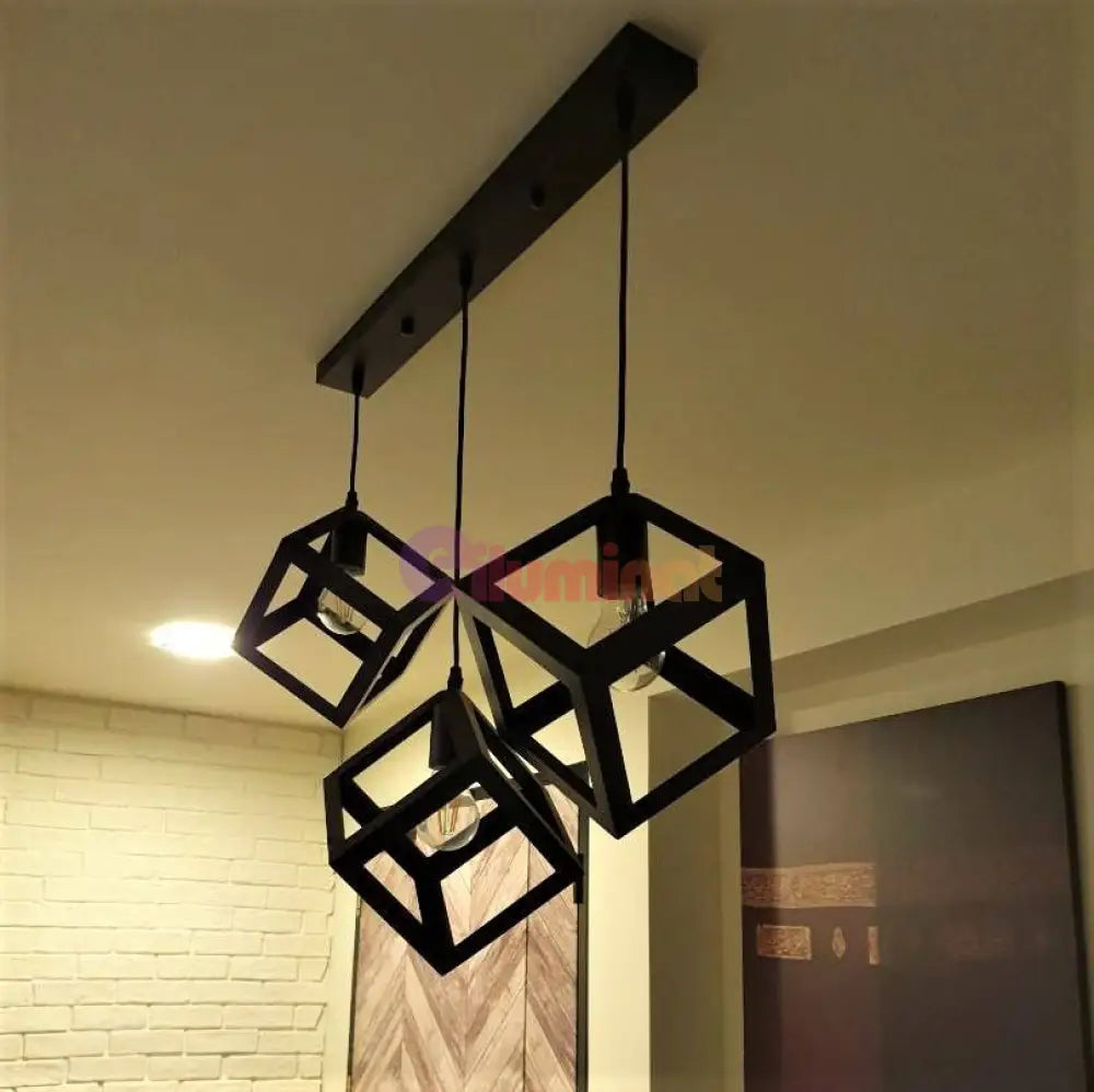 Lustra Fedra Cub Vintage Suport Liniar Lighting Fixtures