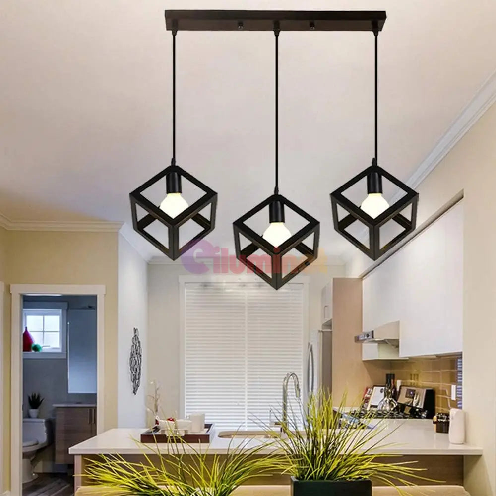 Lustra Fedra Cub Vintage Suport Liniar Lighting Fixtures