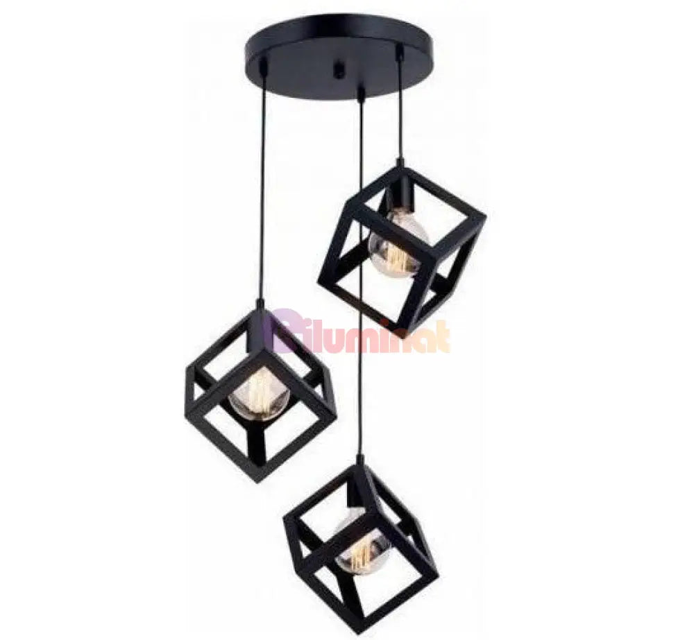 Lustra Fedra Cub Vintage Suport Rotund Lighting Fixtures