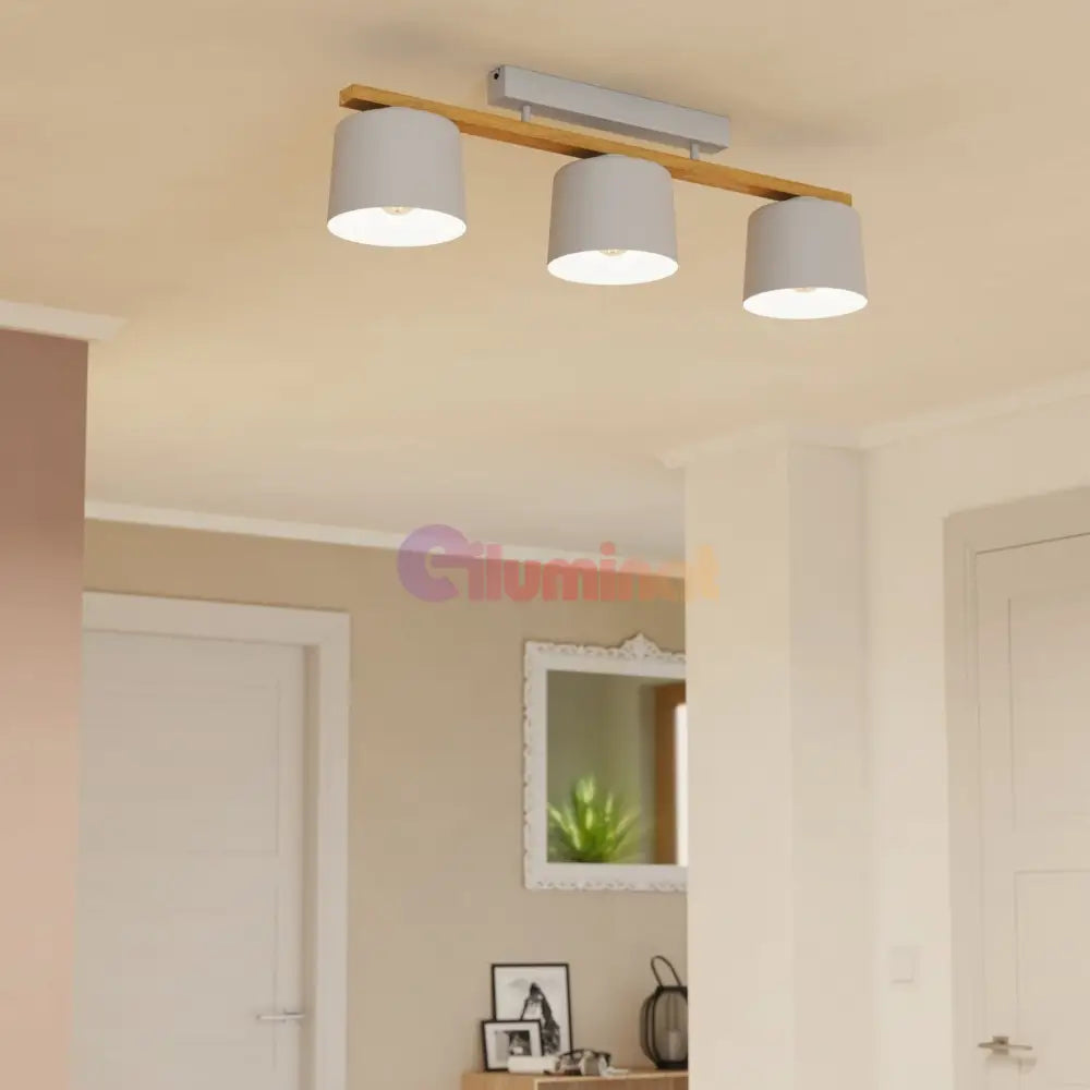 Lustra Grey & Brown MARIEL 91CM EGLO GRI Lighting Fixtures