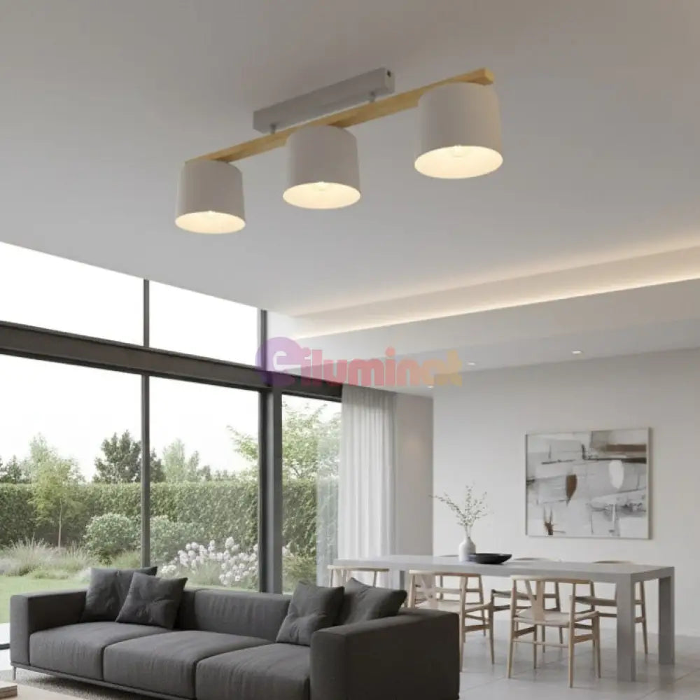 Lustra Grey & Brown MARIEL 91CM EGLO GRI Lighting Fixtures