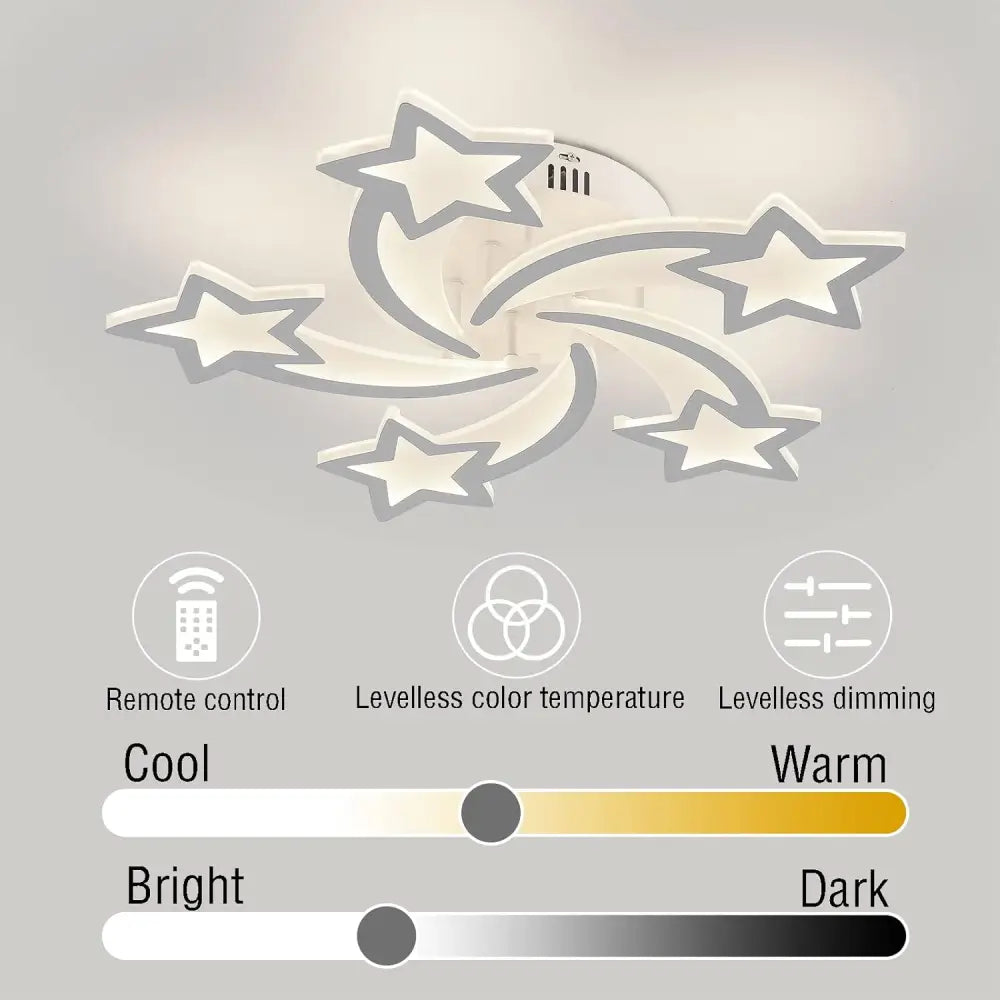 Lustra Led 100W Star Design Smart Echivalent 500W Lighting Fixtures