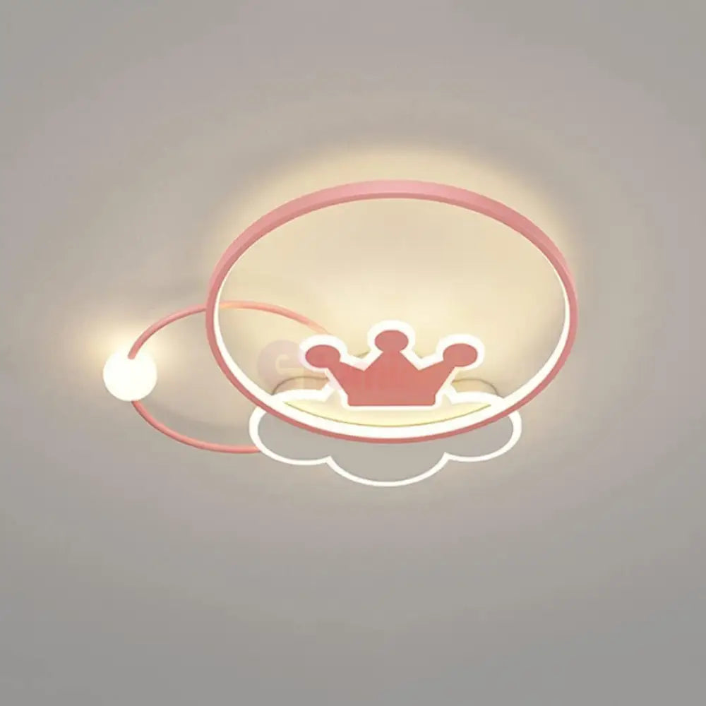 Lustra LED 110W Pink Majesty Telecomanda Echivalent 300W KIDS Lighting Fixtures