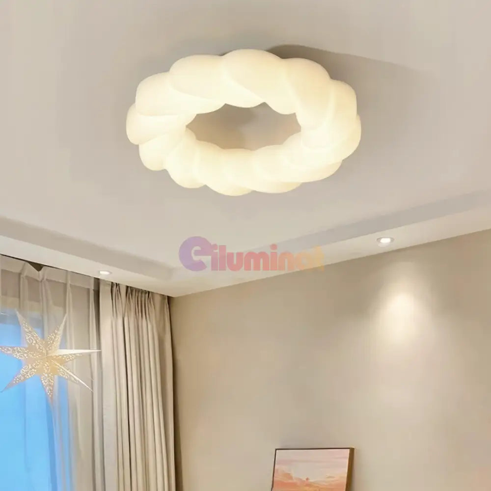 Lustra LED 120W Fluffy Cloud Telecomanda 5571 (XD) ALBA / 49CM / KIDS Lighting Fixtures