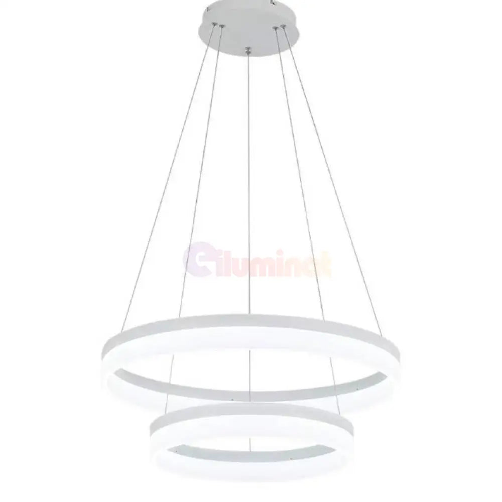 Lustra Led 126W Willy 2 Segmente Telecomanda Lighting Fixtures