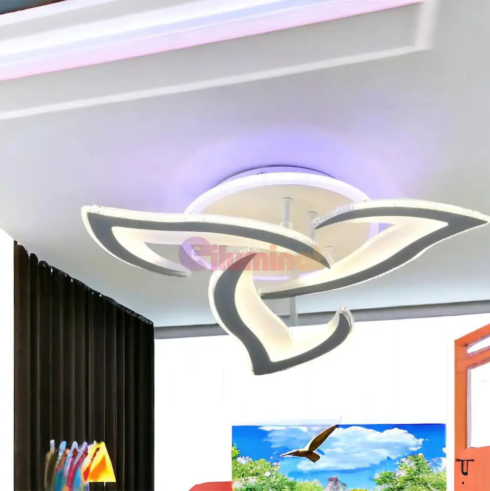 Lustra Led 130W Mini Camelia Rgb Telecomanda Ceiling Light Fixtures