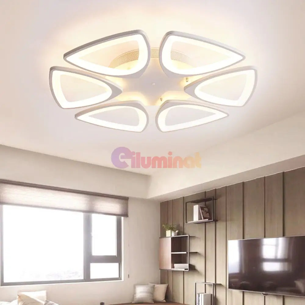 Lustra Led 132W Space Telecomanda Echivalent 500W Ceiling Light