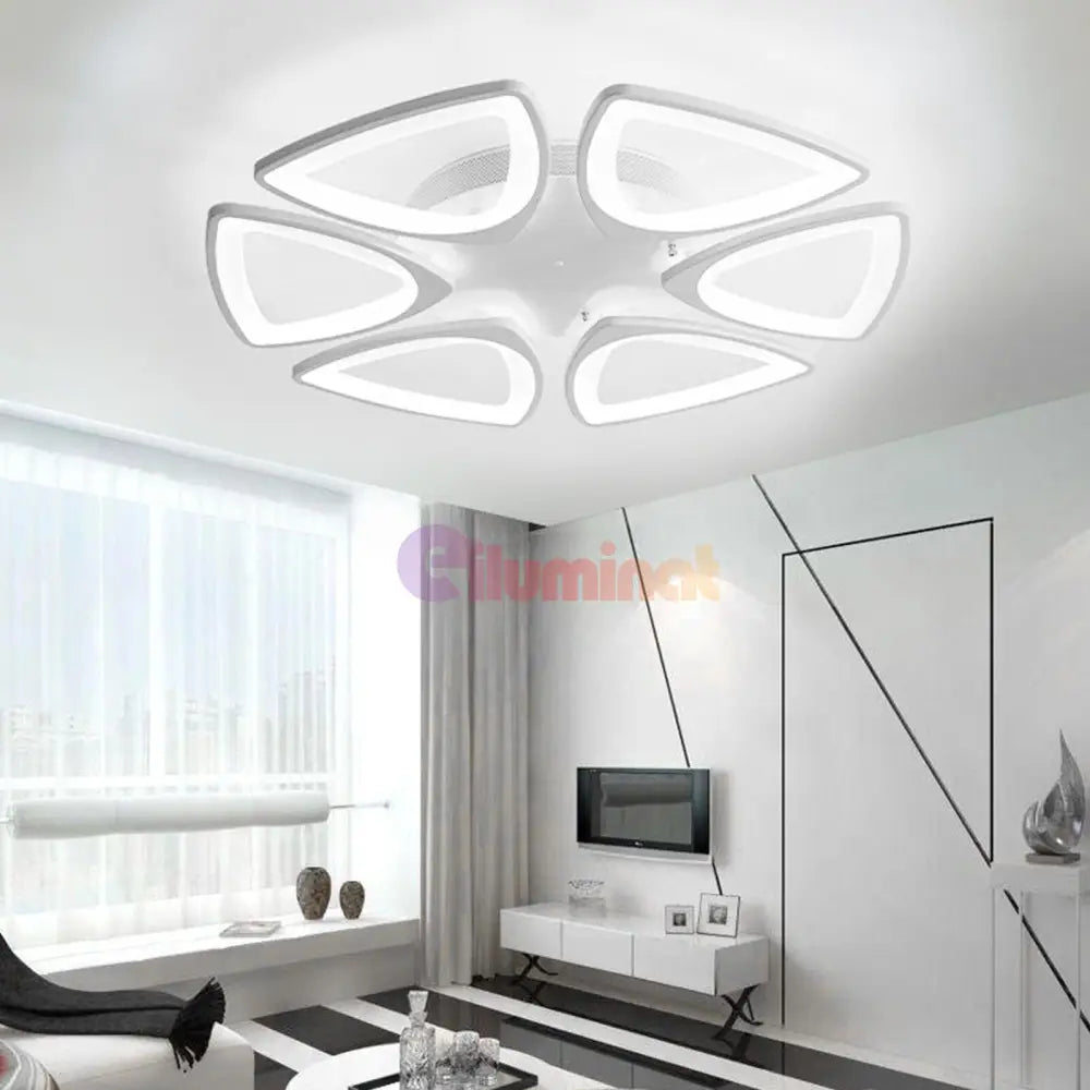 Lustra Led 132W Space Telecomanda Echivalent 500W Ceiling Light