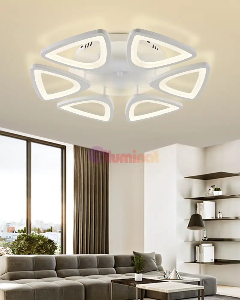 Lustra Led 132W Space Telecomanda Echivalent 500W Ceiling Light