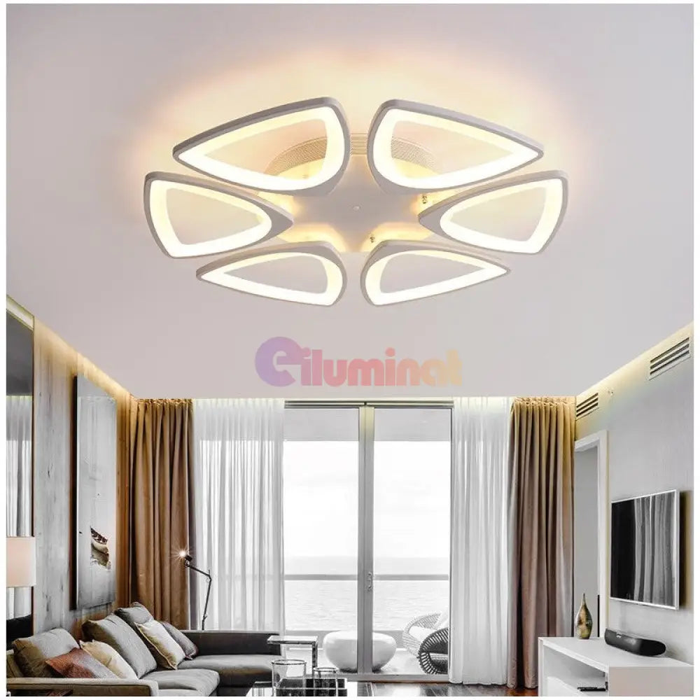 Lustra Led 132W Space Telecomanda Echivalent 500W Ceiling Light