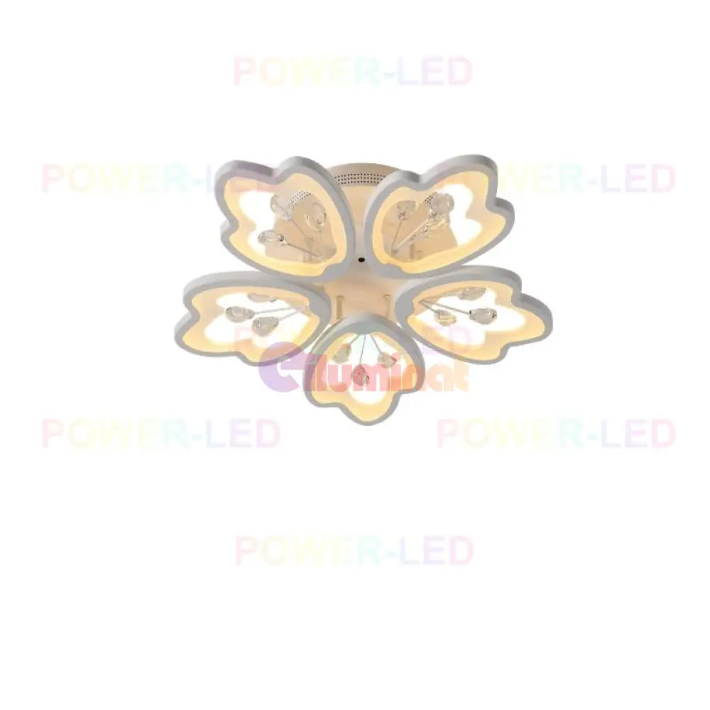Lustra Led 140W Leafs Telecomanda Lighting Fixtures
