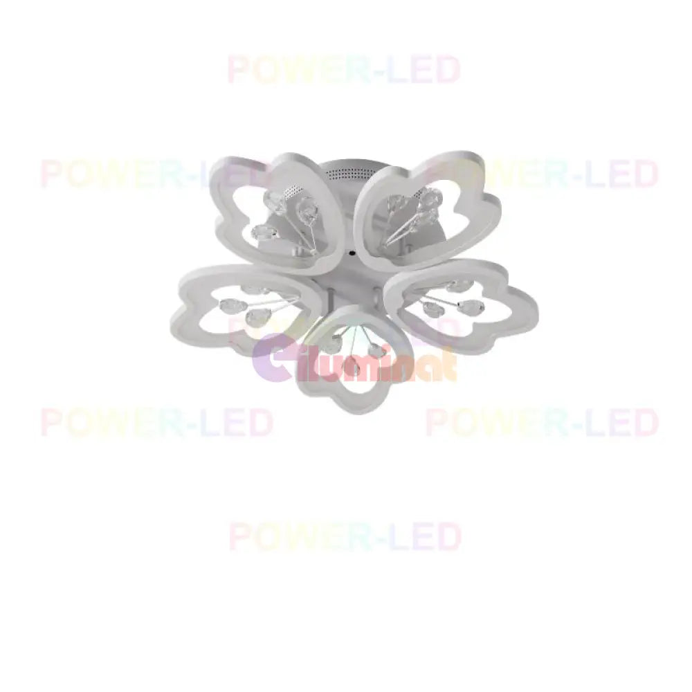 Lustra Led 140W Leafs Telecomanda Lighting Fixtures