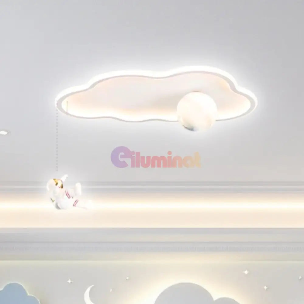 Lustra LED 144W Moonwalk Cloud Telecomanda Echivalent 400W