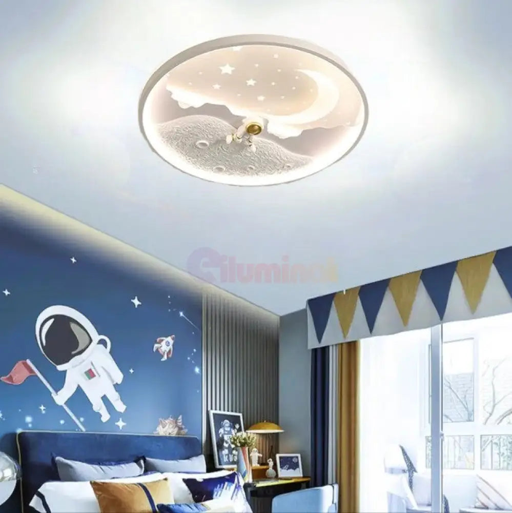 Lustra Led 150W Astro-Man Kids Echivalent 500W Telecomanda Lighting Fixtures