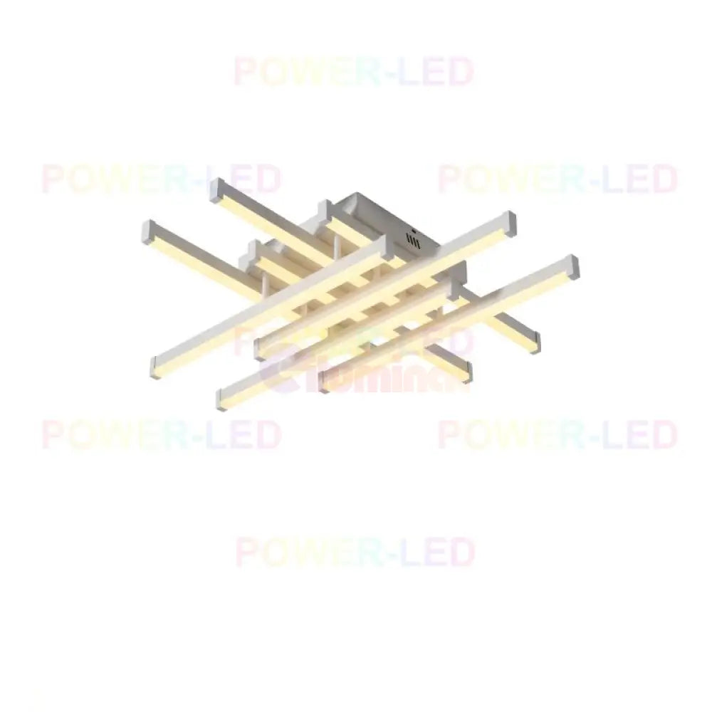 Lustra Led 160W 8 Lines Design Alba Telecomanda Lighting Fixtures