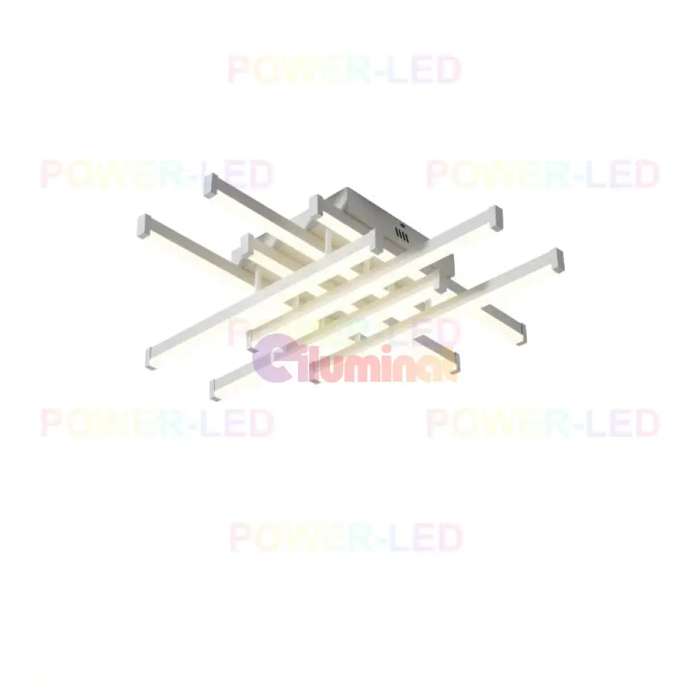 Lustra Led 160W 8 Lines Design Alba Telecomanda Lighting Fixtures