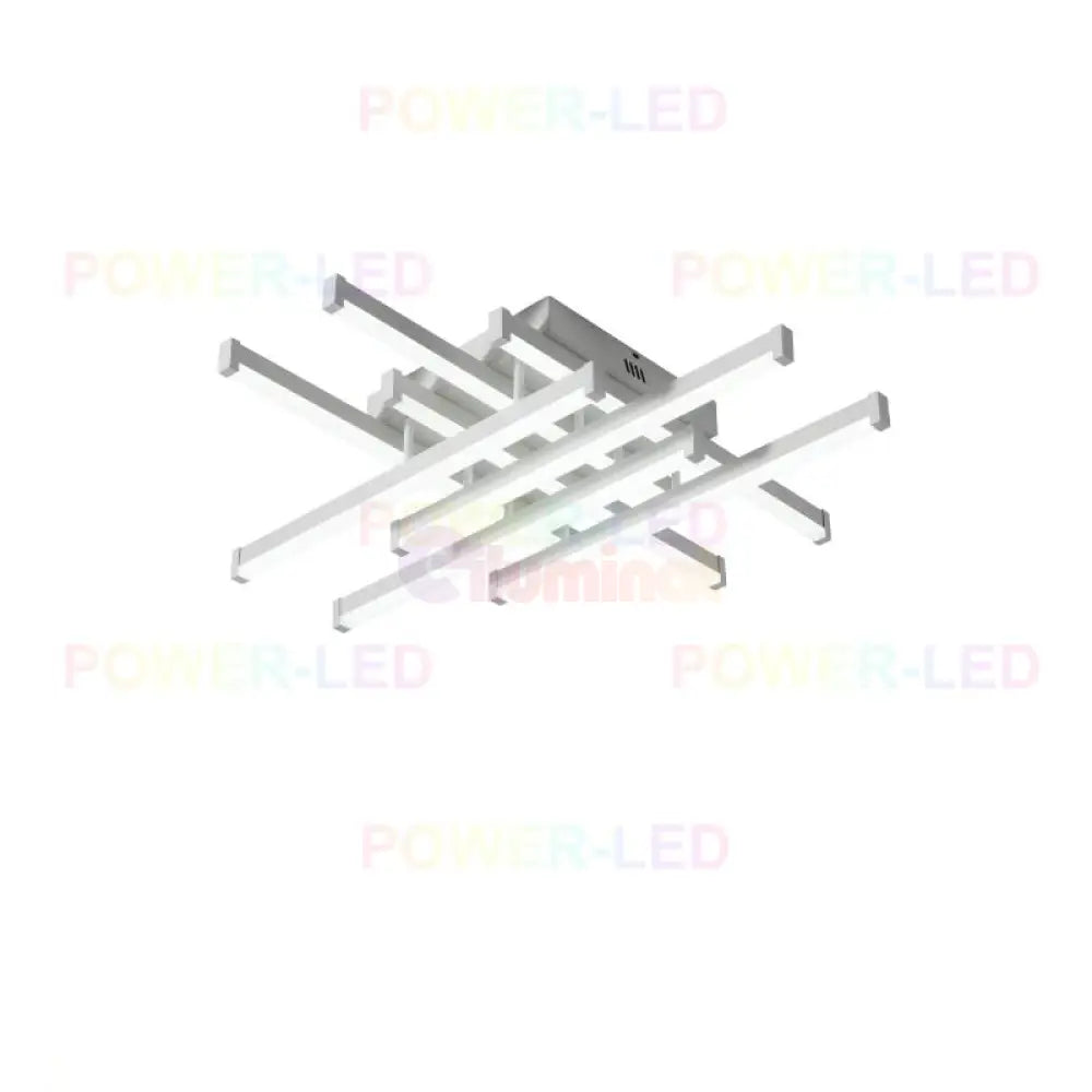Lustra Led 160W 8 Lines Design Alba Telecomanda Lighting Fixtures