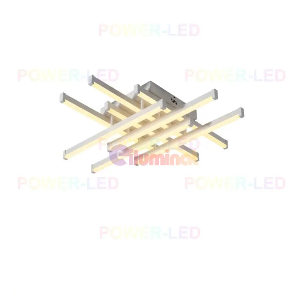 Lustra Led 160W 8 Lines Design Alba Telecomanda Lighting Fixtures