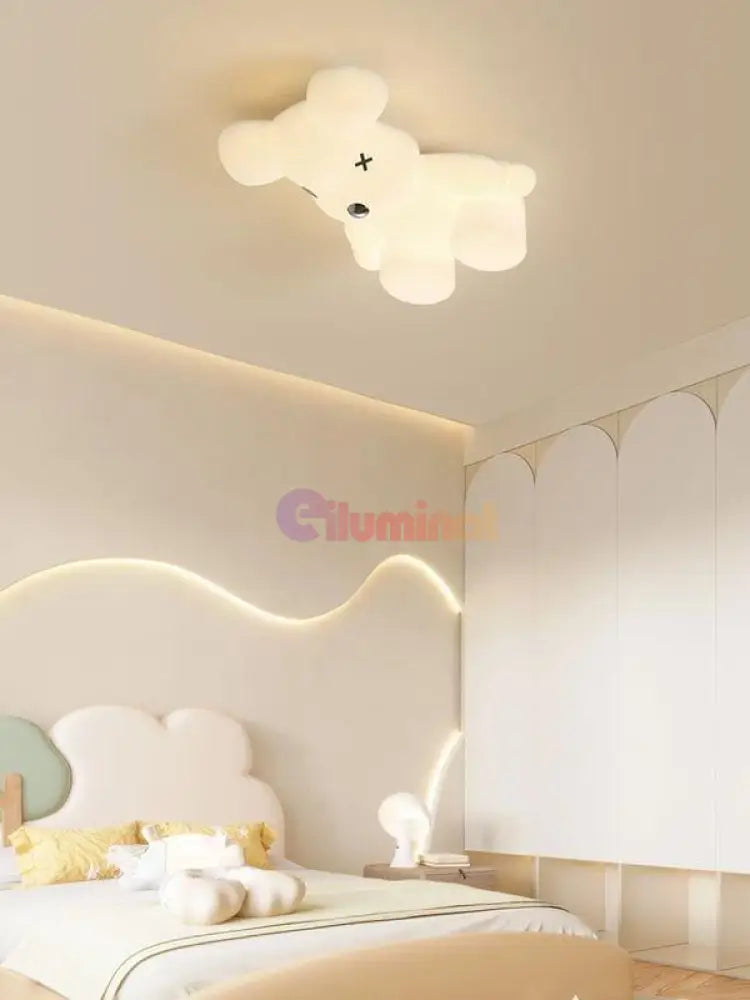 Lustra Led 160W Winny Bear Smart Cu Telecomanda Echivalent 600W Lighting Fixtures