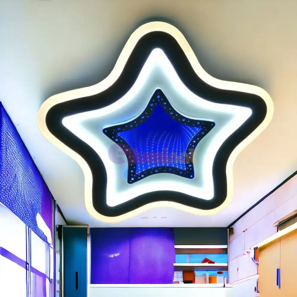 Lustra Led 180W Star Rgb 3D Telecomanda Ceiling Light