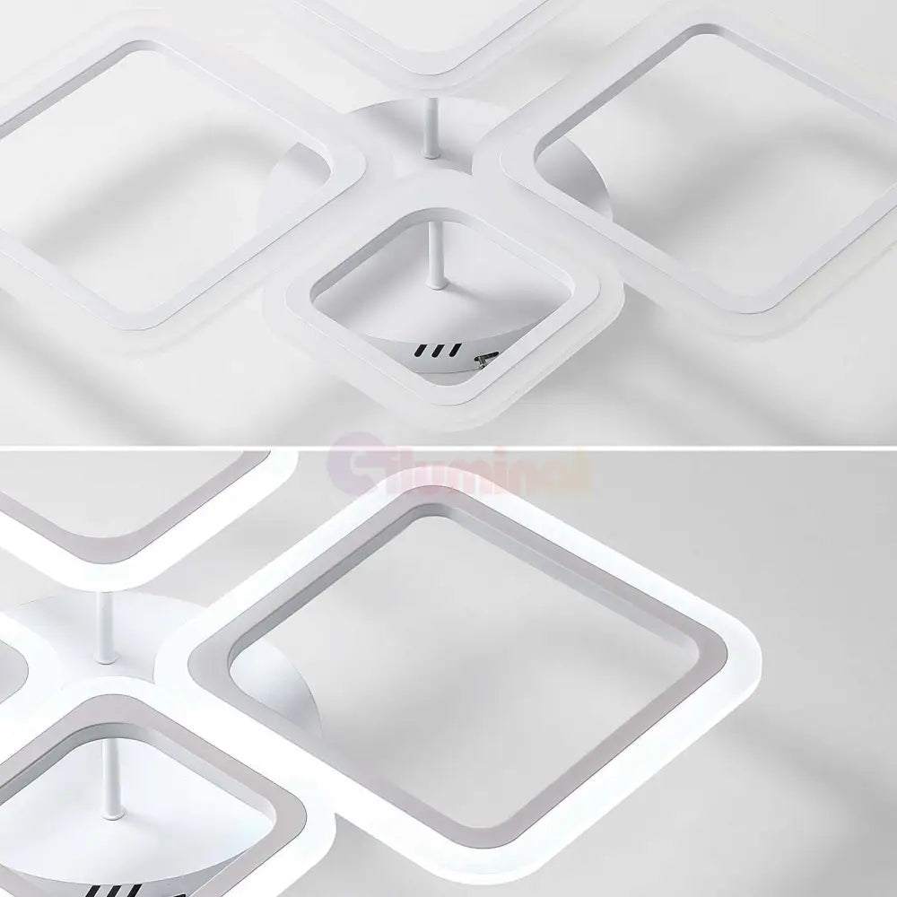 Lustra Led 2 + 2 Diamond Maxi Echivalent 350W Telecomanda Lighting Fixtures