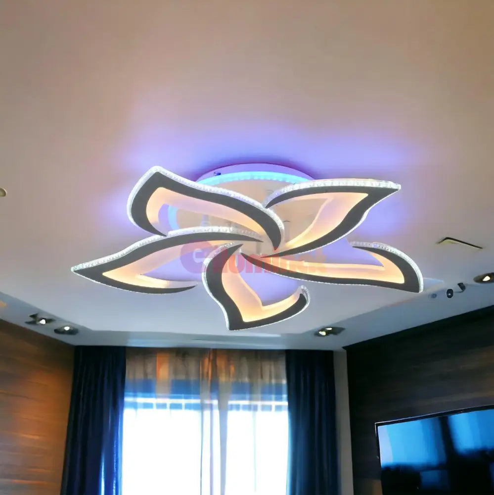 Lustra Led 202W Camelia Rgb Telecomanda Ceiling Light Fixtures