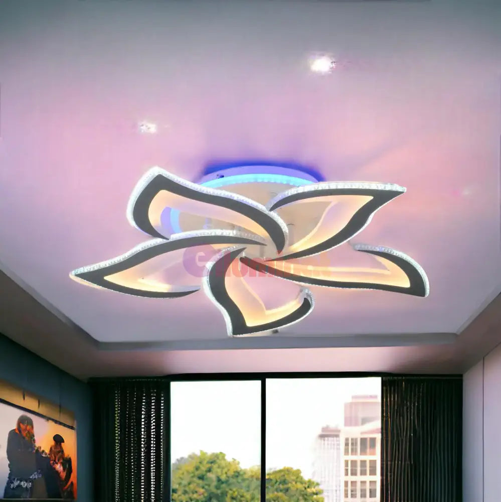 Lustra Led 202W Camelia Rgb Telecomanda Ceiling Light Fixtures