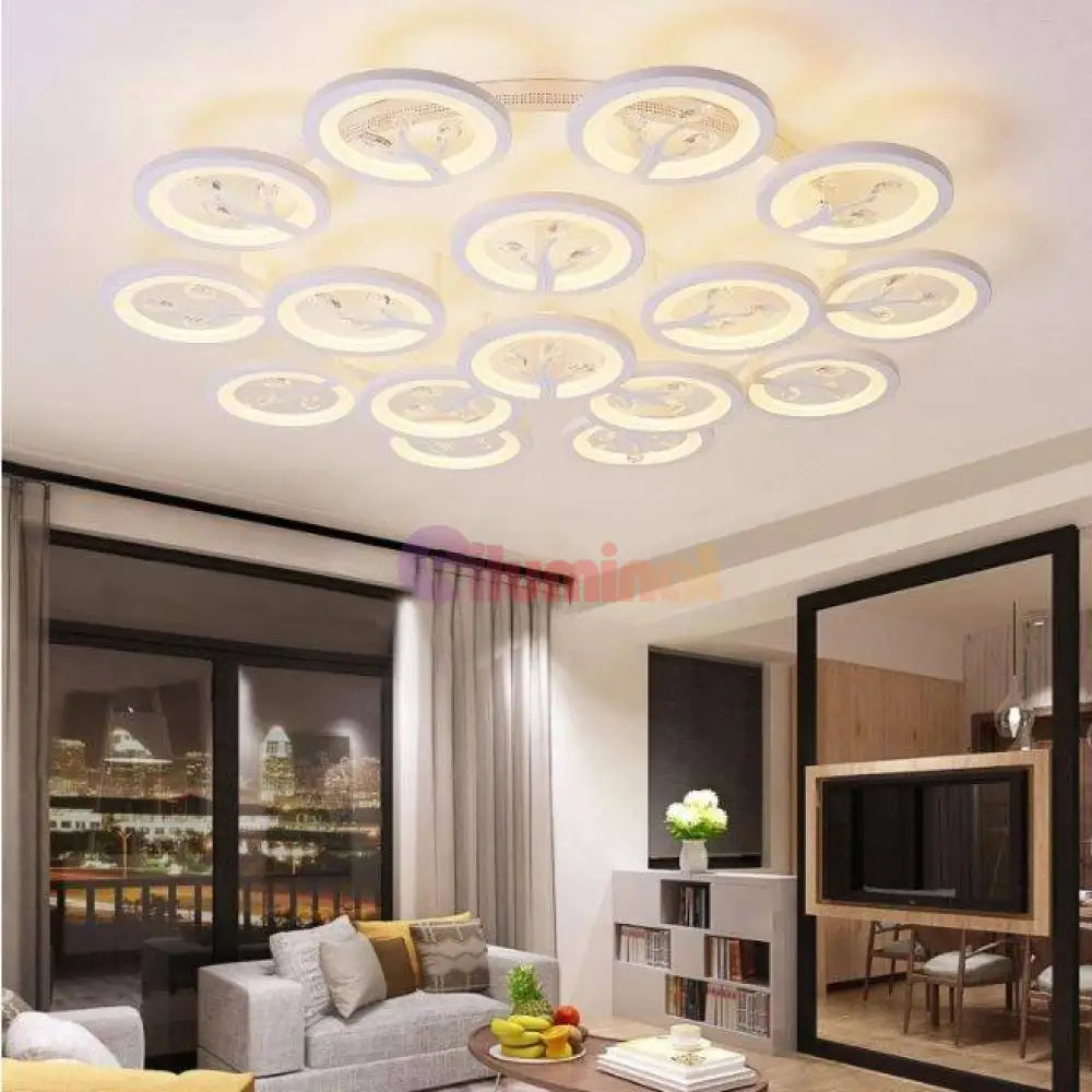 Lustra Led 280W Leaves Grande Telecomanda Lighting Fixtures