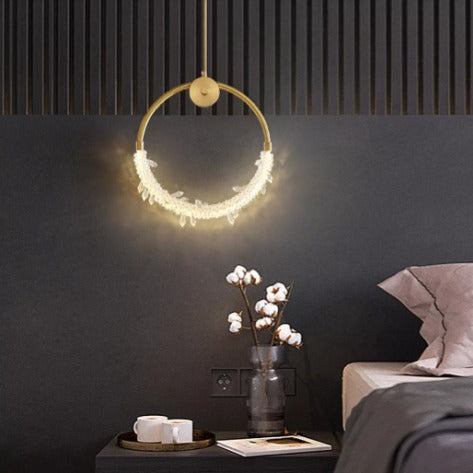 Lustra LED Luxury Gold Cristal Echivalent 150W AURIE / MINIMALIST DESIGN Wall Light Fixtures