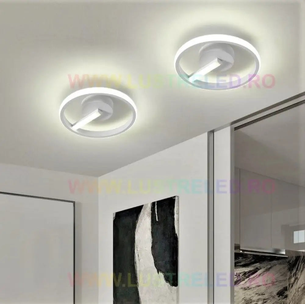 Lustra Led 32W Venus Round Alb Echivalent 150W Wall Light Fixtures