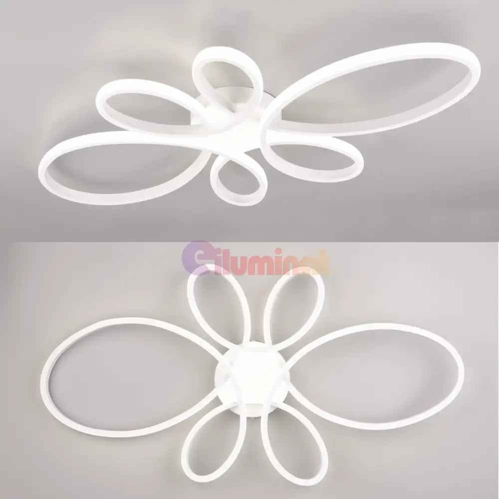 Lustra LED 32W White FLY ALBA / 83CM / MINIMALIST DESIGN Lighting Fixtures