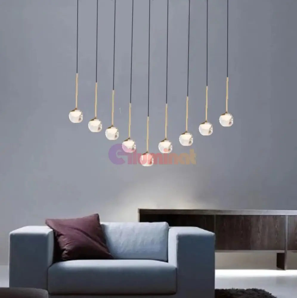 Lustra Led 36W Gold Luxury Pendant C85001-9 Lighting Fixtures