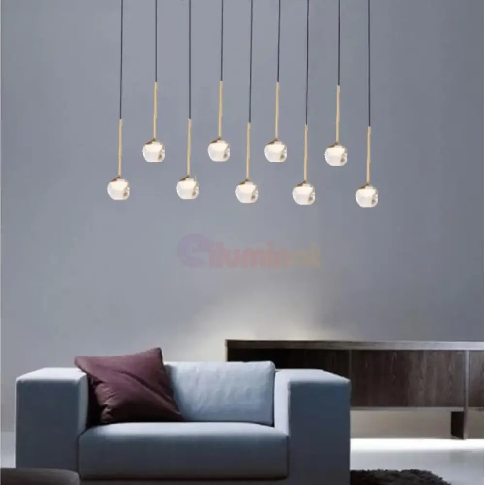 Lustra Led 36W Gold Luxury Pendant C85001-9 Lighting Fixtures