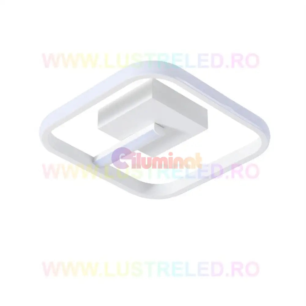 Lustra Led 36W Venus Square Alb Echivalent 150W Lighting Fixtures