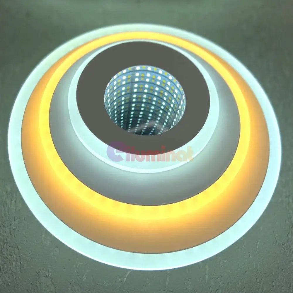 Lustra Led 40W Galaxy 3D Round Echivalent 200W Lighting Fixtures