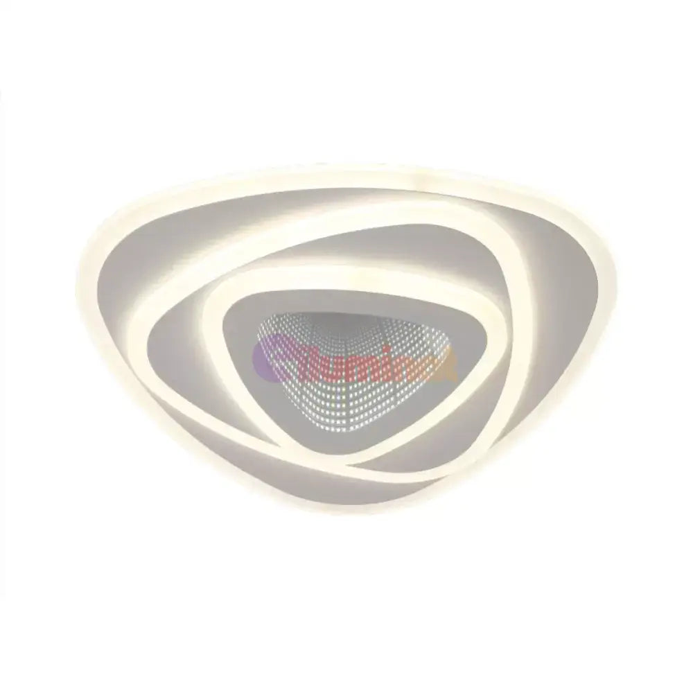 Lustra Led 40W Galaxy 3D Triangle Echivalent 200W Lighting Fixtures