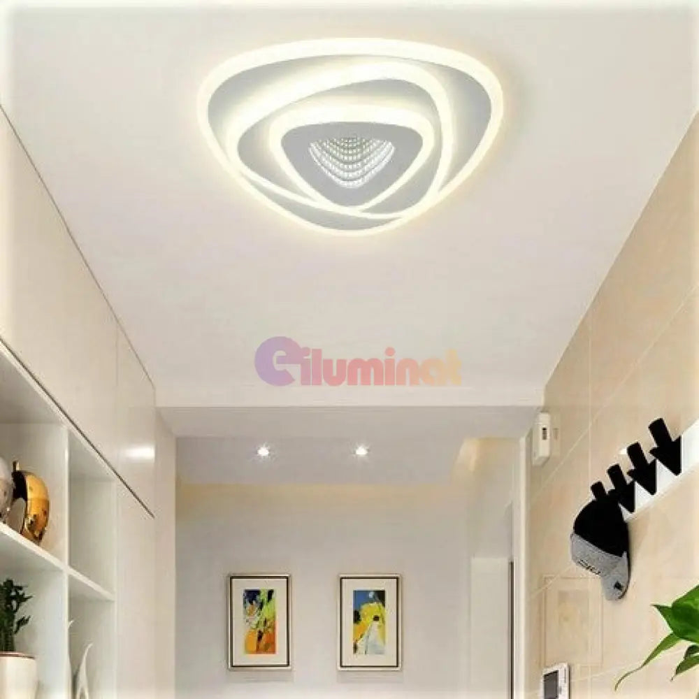 Lustra Led 40W Galaxy 3D Triangle Echivalent 200W Lighting Fixtures