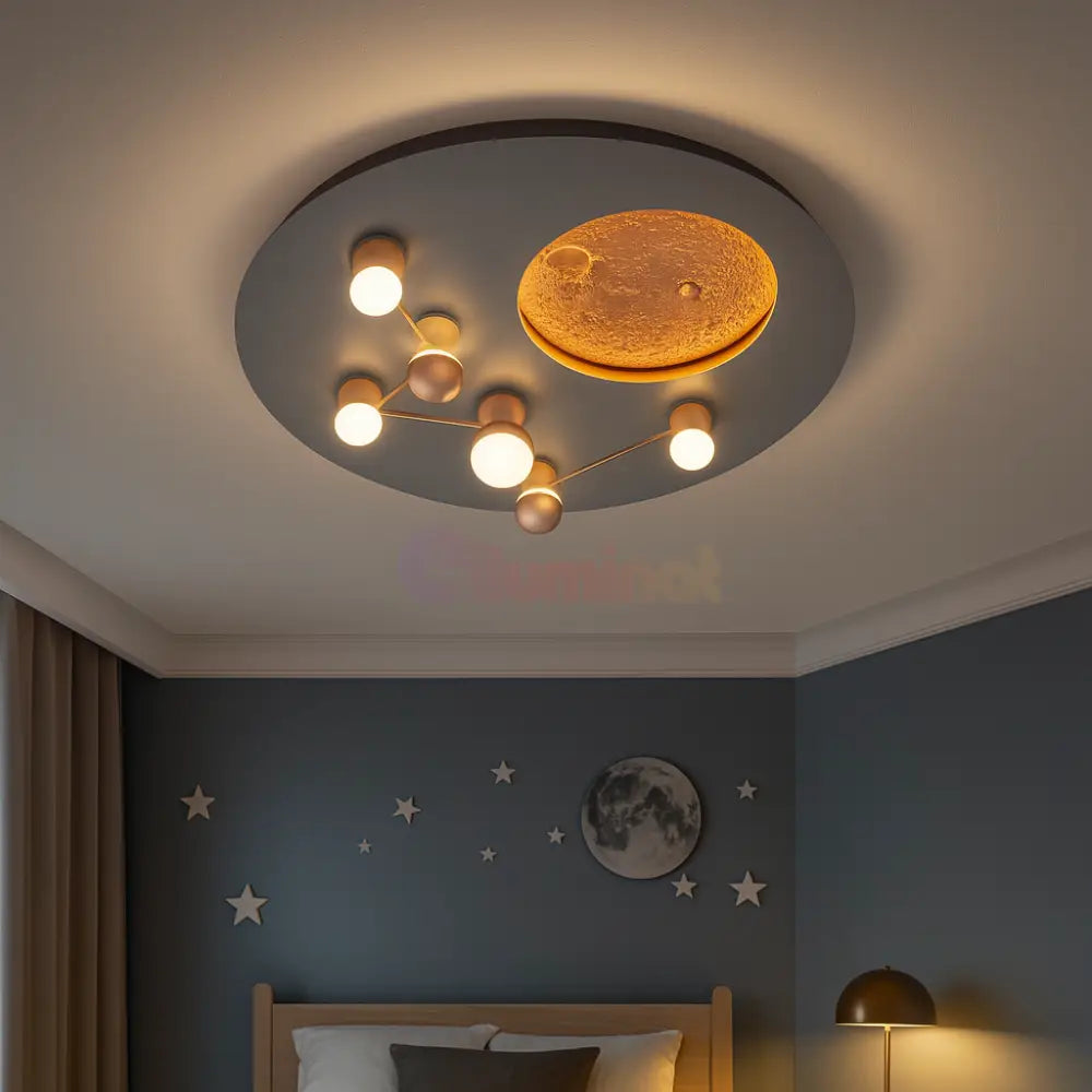 Lustra LED 42W Zodiac Chrome Premium 5100Lumeni CHROME / CIRCLE DESIGN Lighting Fixtures