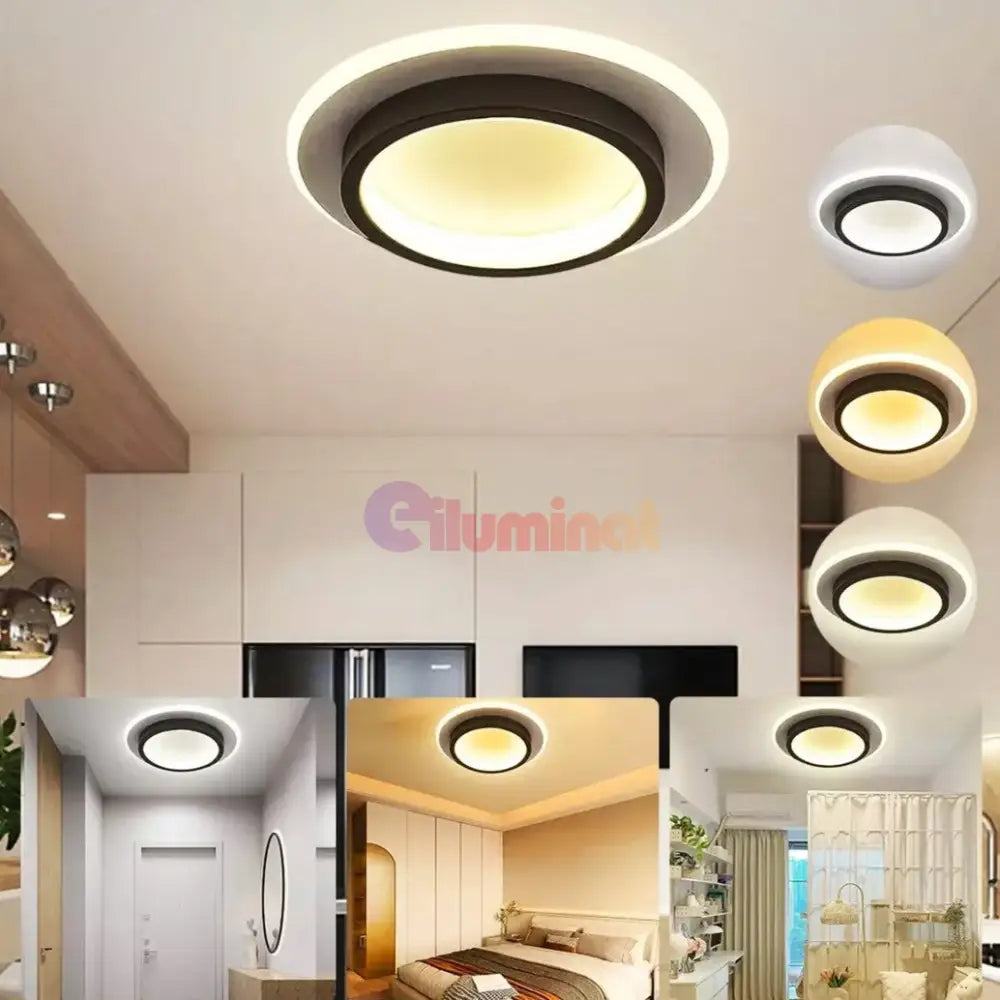 Lustra Led 44W Loki Round Echivalent 200W Lighting Fixtures