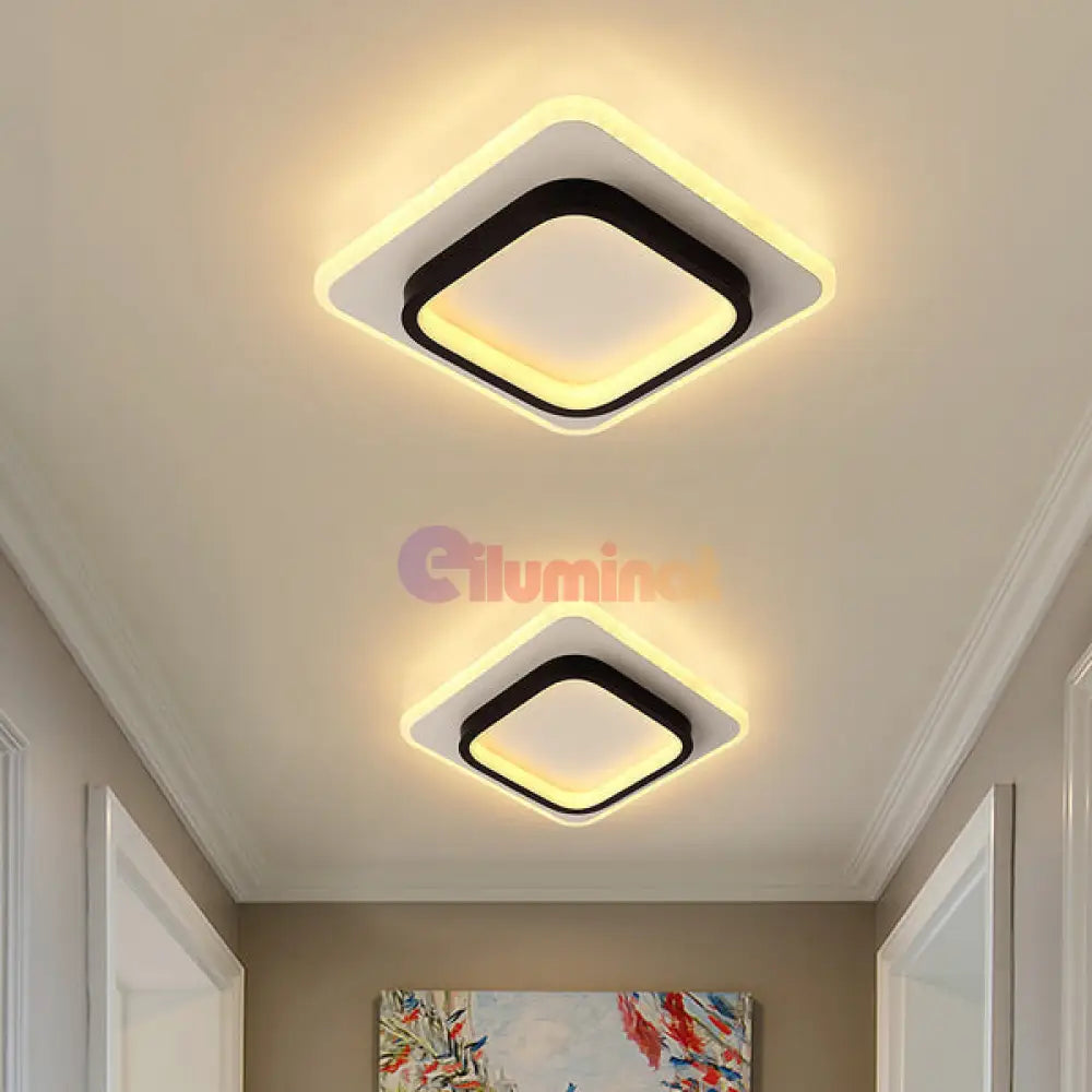 Lustra Led 44W Loki Square Echivalent 200W Lighting Fixtures